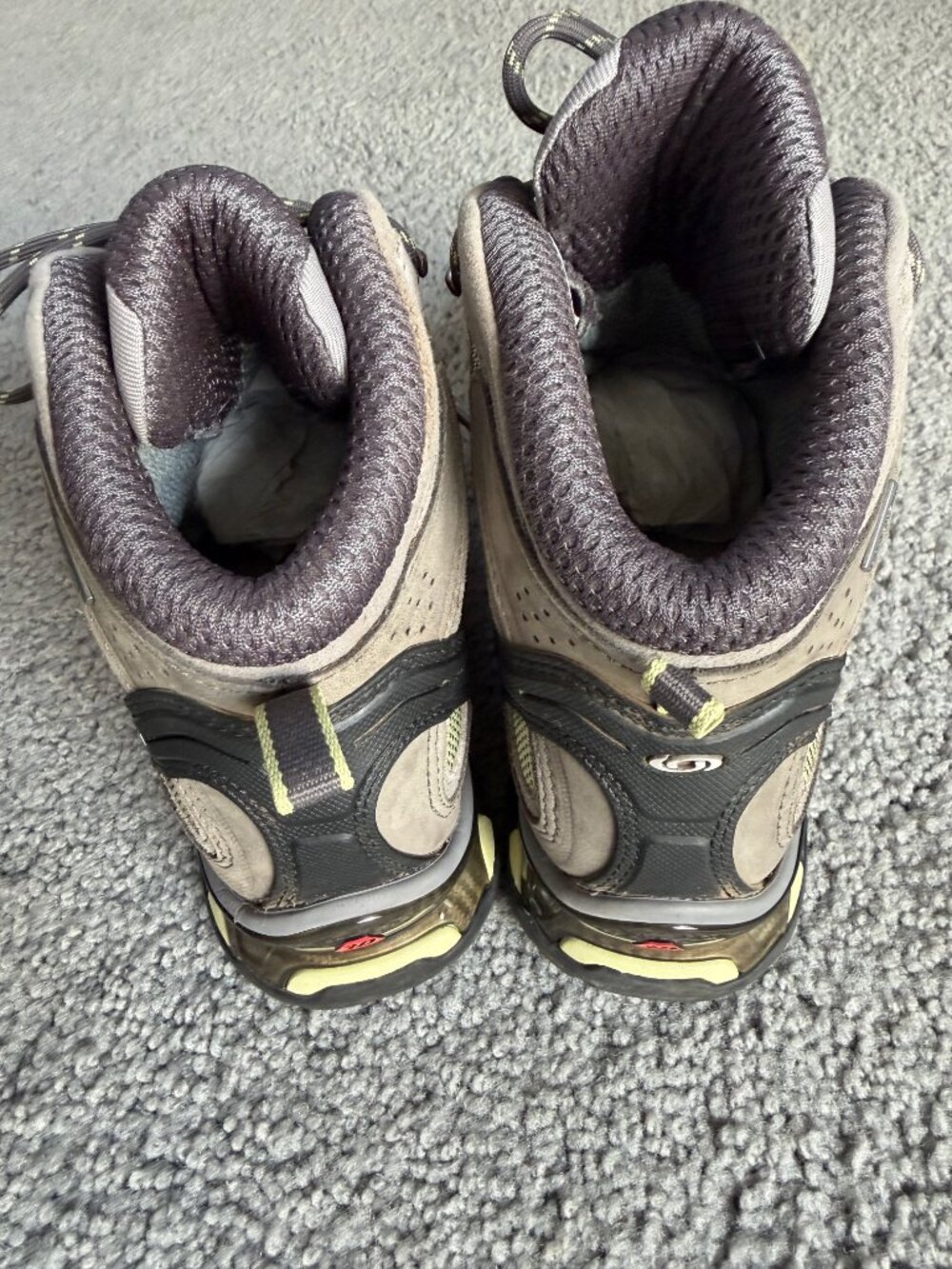 Salomon Comet 3D GTX Waterproof Hiking Boots - Women 9.5 / Men 8.5 Grey - Picture 7 of 16